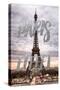 Paris Fashion Series - Paris Eiffel II-Philippe Hugonnard-Stretched Canvas