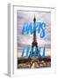 Paris Fashion Series - Paris Eiffel III-Philippe Hugonnard-Framed Photographic Print