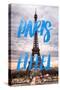 Paris Fashion Series - Paris Eiffel III-Philippe Hugonnard-Stretched Canvas