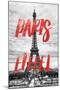 Paris Fashion Series - Paris Eiffel V-Philippe Hugonnard-Mounted Photographic Print
