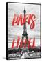 Paris Fashion Series - Paris Eiffel V-Philippe Hugonnard-Framed Stretched Canvas