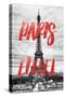 Paris Fashion Series - Paris Eiffel V-Philippe Hugonnard-Stretched Canvas