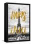 Paris Fashion Series - Paris Eiffel VIII-Philippe Hugonnard-Framed Stretched Canvas
