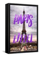 Paris Fashion Series - Paris Eiffel-Philippe Hugonnard-Framed Stretched Canvas