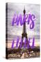 Paris Fashion Series - Paris Eiffel-Philippe Hugonnard-Stretched Canvas