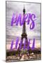 Paris Fashion Series - Paris Eiffel-Philippe Hugonnard-Mounted Photographic Print