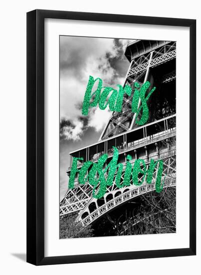 Paris Fashion Series - Paris Fashion - Eiffel Tower II-Philippe Hugonnard-Framed Photographic Print