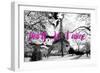 Paris Fashion Series - Paris, je t'aime - Eiffel Tower II-Philippe Hugonnard-Framed Photographic Print