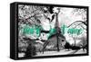 Paris Fashion Series - Paris, je t'aime - Eiffel Tower III-Philippe Hugonnard-Framed Stretched Canvas