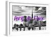 Paris Fashion Series - Paris, je t'aime - Notre Dame Cathedral II-Philippe Hugonnard-Framed Photographic Print