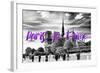 Paris Fashion Series - Paris, je t'aime - Notre Dame Cathedral II-Philippe Hugonnard-Framed Photographic Print