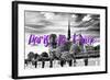 Paris Fashion Series - Paris, je t'aime - Notre Dame Cathedral II-Philippe Hugonnard-Framed Photographic Print