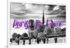 Paris Fashion Series - Paris, je t'aime - Notre Dame Cathedral II-Philippe Hugonnard-Framed Photographic Print