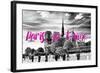 Paris Fashion Series - Paris, je t'aime - Notre Dame Cathedral III-Philippe Hugonnard-Framed Photographic Print