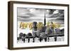 Paris Fashion Series - Paris, je t'aime - Notre Dame Cathedral-Philippe Hugonnard-Framed Photographic Print