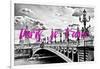 Paris Fashion Series - Paris, je t'aime - Paris Bridge II-Philippe Hugonnard-Framed Photographic Print