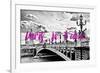 Paris Fashion Series - Paris, je t'aime - Paris Bridge II-Philippe Hugonnard-Framed Photographic Print