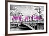 Paris Fashion Series - Paris, je t'aime - Paris Bridge II-Philippe Hugonnard-Framed Photographic Print