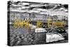 Paris Fashion Series - Paris, je t'aime - Pont des Arts-Philippe Hugonnard-Stretched Canvas