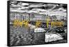 Paris Fashion Series - Paris, je t'aime - Pont des Arts-Philippe Hugonnard-Framed Stretched Canvas