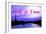 Paris Fashion Series - Paris, je t'aime - Seine River at Sunset III-Philippe Hugonnard-Framed Photographic Print