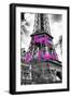 Paris Fashion Series - Paris, je t'aime - The Eiffel Tower II-Philippe Hugonnard-Framed Photographic Print