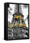 Paris Fashion Series - Paris, je t'aime - The Eiffel Tower-Philippe Hugonnard-Framed Stretched Canvas