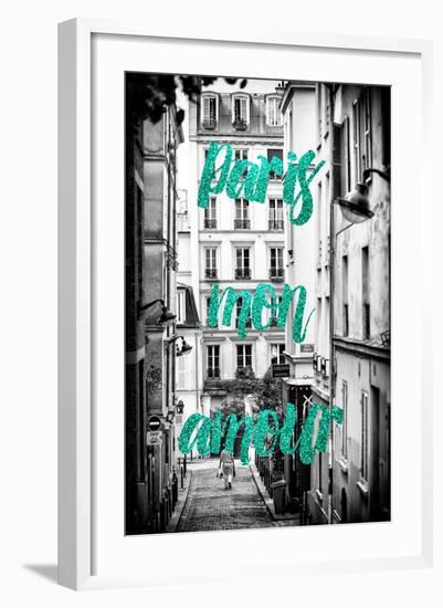 Paris Fashion Series - Paris mon amour - Montmartre II-Philippe Hugonnard-Framed Photographic Print