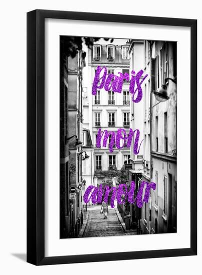 Paris Fashion Series - Paris mon amour - Montmartre III-Philippe Hugonnard-Framed Photographic Print