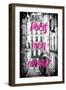 Paris Fashion Series - Paris mon amour - Montmartre IV-Philippe Hugonnard-Framed Photographic Print