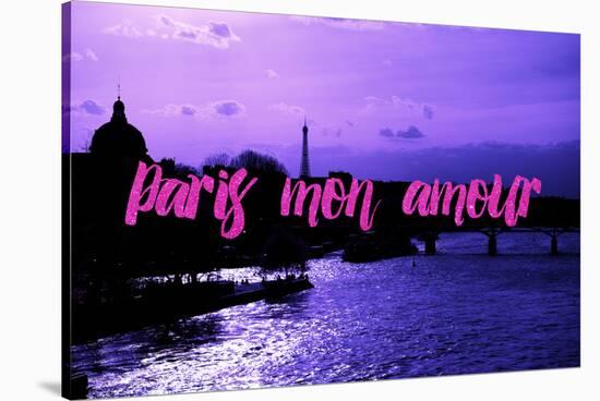 Paris Fashion Series - Paris mon amour - Sunset III-Philippe Hugonnard-Stretched Canvas