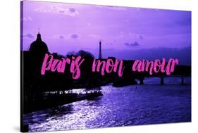 Paris Fashion Series - Paris mon amour - Sunset III-Philippe Hugonnard-Stretched Canvas