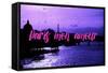 Paris Fashion Series - Paris mon amour - Sunset III-Philippe Hugonnard-Framed Stretched Canvas