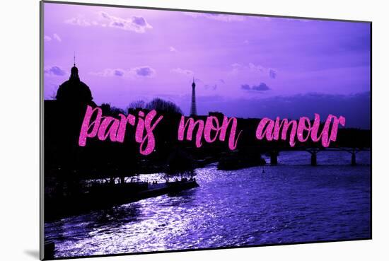 Paris Fashion Series - Paris mon amour - Sunset III-Philippe Hugonnard-Mounted Photographic Print