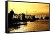 Paris Fashion Series - Paris mon amour - Sunset V-Philippe Hugonnard-Framed Stretched Canvas
