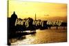 Paris Fashion Series - Paris mon amour - Sunset V-Philippe Hugonnard-Stretched Canvas