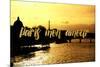 Paris Fashion Series - Paris mon amour - Sunset V-Philippe Hugonnard-Mounted Photographic Print