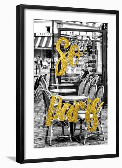 Paris Fashion Series - So Paris - Brasserie Montmartre-Philippe Hugonnard-Framed Photographic Print