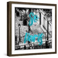 Paris Fashion Series - So Paris - Montmartre Street III-Philippe Hugonnard-Framed Photographic Print