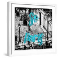 Paris Fashion Series - So Paris - Montmartre Street III-Philippe Hugonnard-Framed Photographic Print