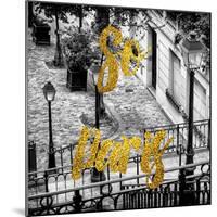 Paris Fashion Series - So Paris - Montmartre Street-Philippe Hugonnard-Mounted Photographic Print