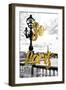 Paris Fashion Series - So Paris - Parisian Lamppost-Philippe Hugonnard-Framed Photographic Print