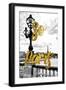 Paris Fashion Series - So Paris - Parisian Lamppost-Philippe Hugonnard-Framed Photographic Print