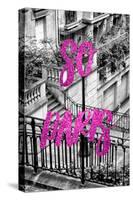 Paris Fashion Series - So Paris - Stairs of Montmartre III-Philippe Hugonnard-Stretched Canvas