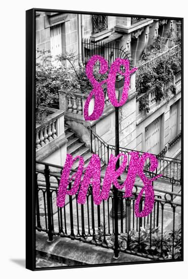 Paris Fashion Series - So Paris - Stairs of Montmartre III-Philippe Hugonnard-Framed Stretched Canvas