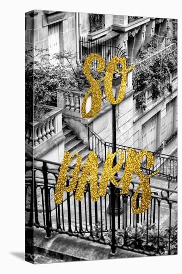 Paris Fashion Series - So Paris - Stairs of Montmartre-Philippe Hugonnard-Stretched Canvas