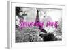 Paris Fashion Series - Someday Paris - Eiffel Tower II-Philippe Hugonnard-Framed Photographic Print