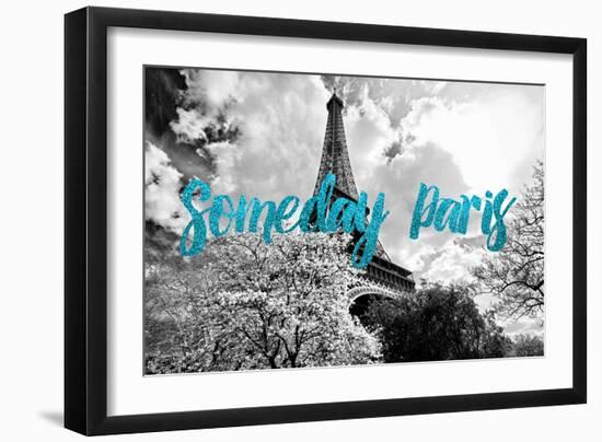 Paris Fashion Series - Someday Paris - Eiffel Tower III-Philippe Hugonnard-Framed Photographic Print