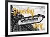 Paris Fashion Series - Someday Paris - Metropolitain-Philippe Hugonnard-Framed Photographic Print