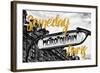 Paris Fashion Series - Someday Paris - Metropolitain-Philippe Hugonnard-Framed Photographic Print